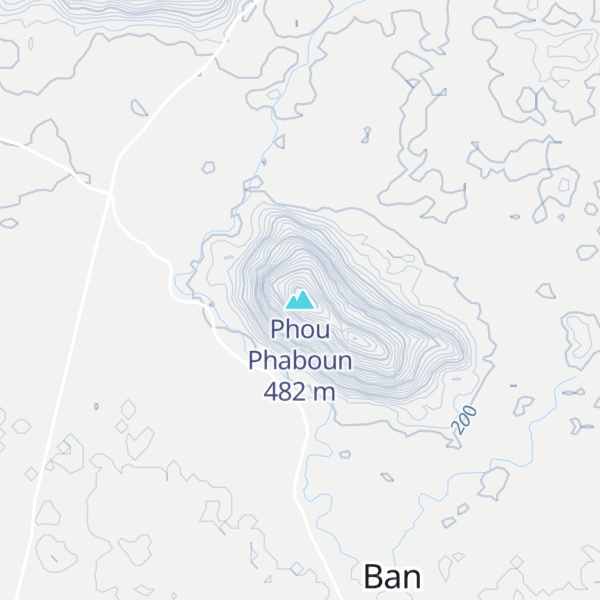 Map of Phou Phaboun