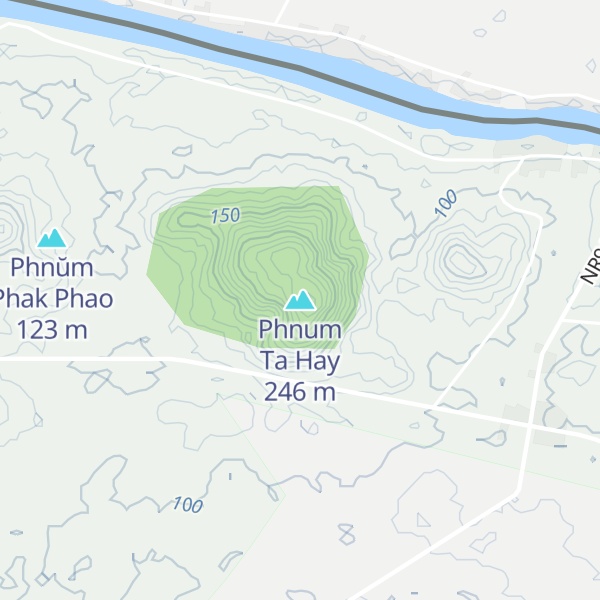 Map of Phnum Ta Hay