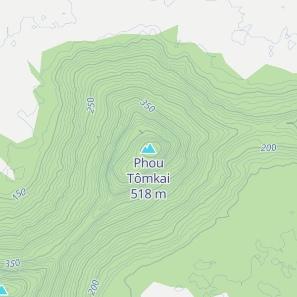 Map of Phou Tômkai