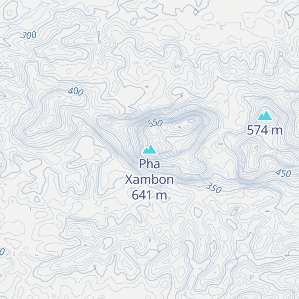 Map of Pha Xambon