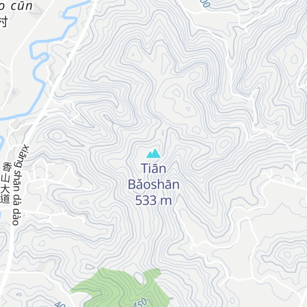 Map of Tiān Bǎoshān