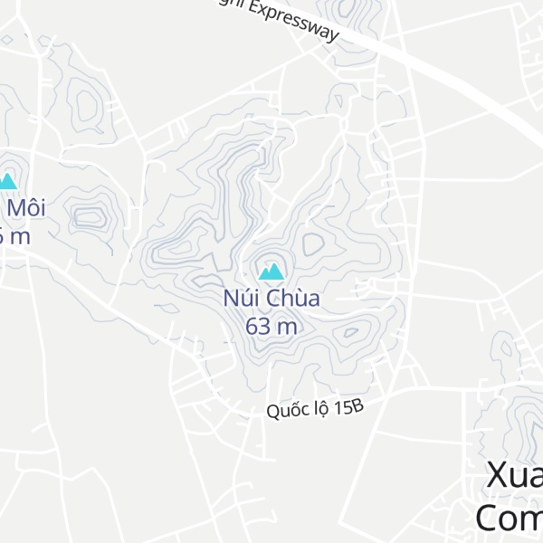 Map of Núi Chùa