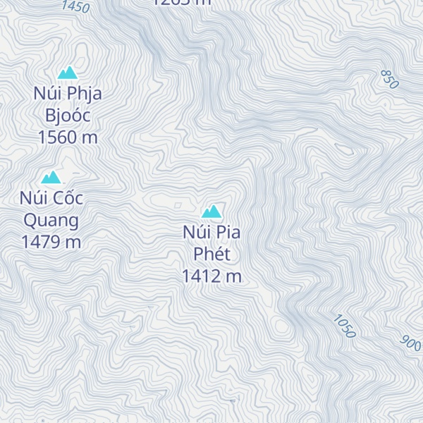 Map of Núi Pia Phét