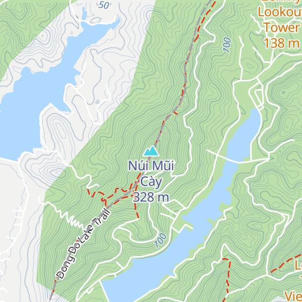 Map of Núi Mũi Cày