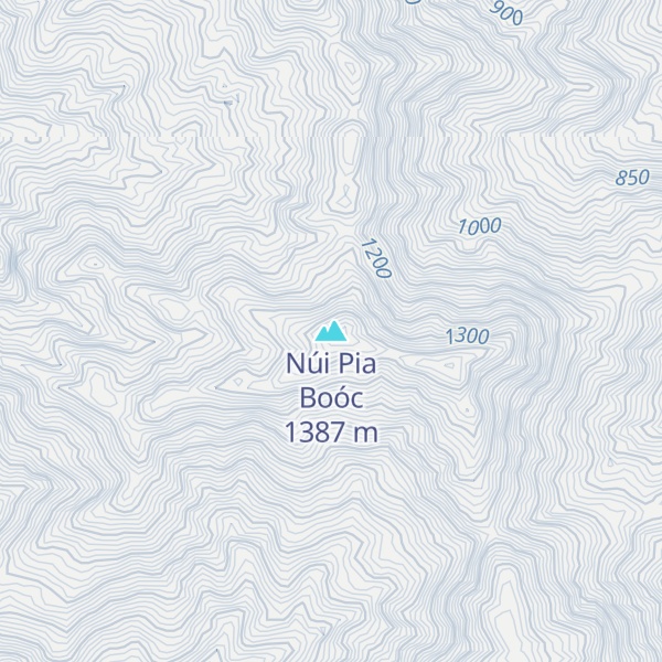 Map of Núi Pia Boóc