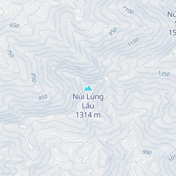 Map of Núi Lủng Lẩu