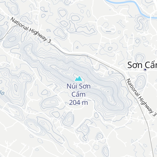 Map of Núi Sơn Cẩm