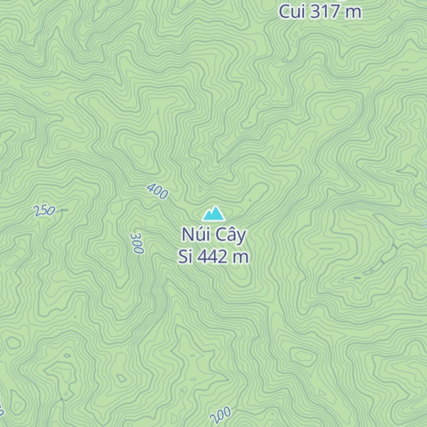 Map of Núi Cây Si