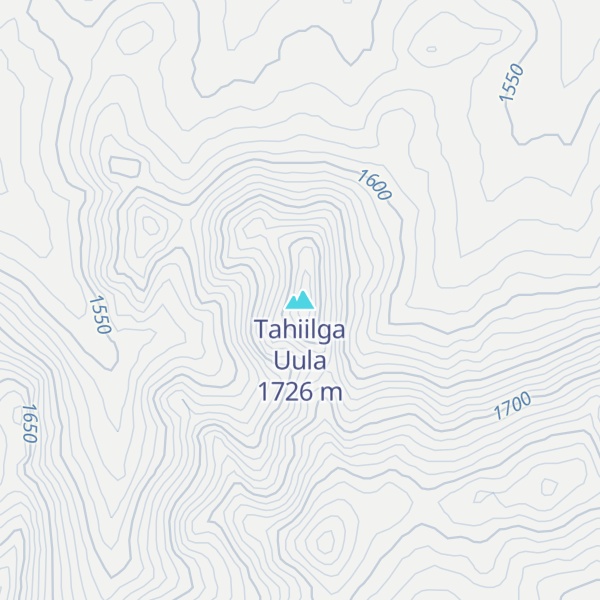 Map of Tahiilga Uula