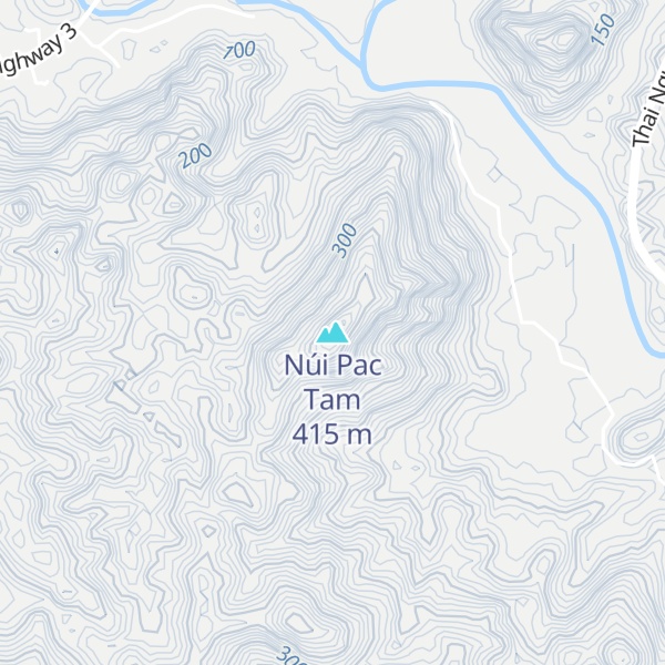 Map of Núi Pac Tam