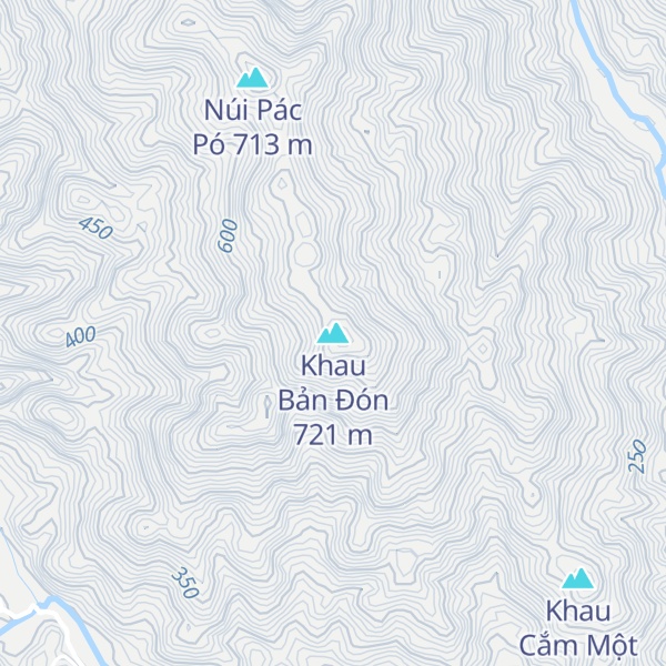 Map of Khau Bản Đón