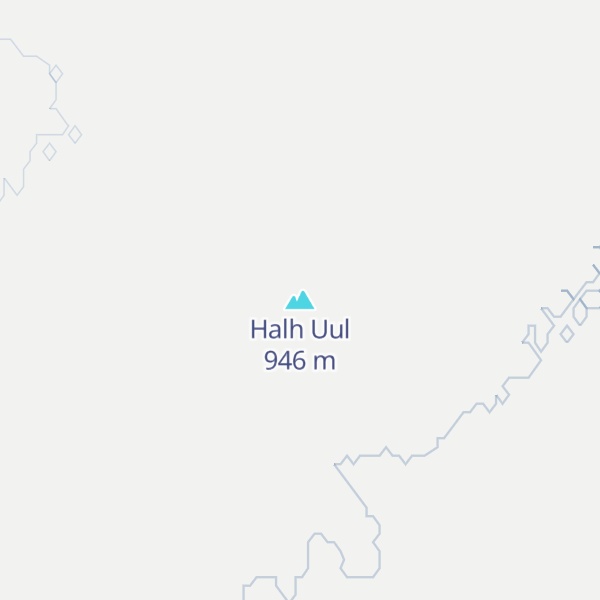 Map of Halh Uul
