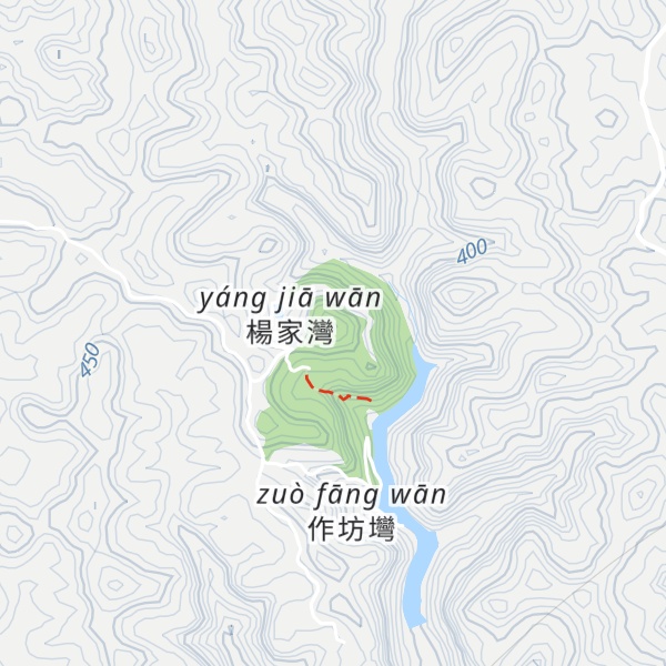 Map of Wūguī Shān