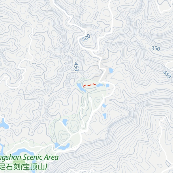 Map of Bǎo Dǐng Shān