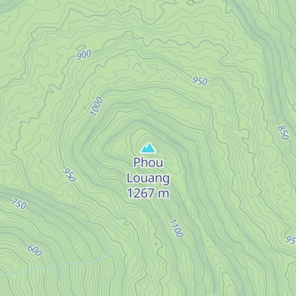 Map of Phou Louang