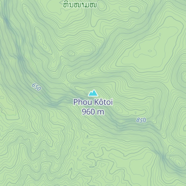 Map of Phou Kôtoi