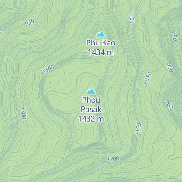 Map of Phou Pasak