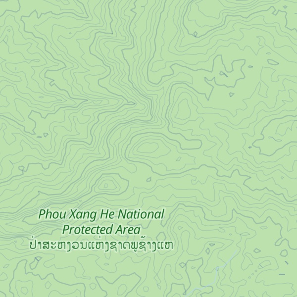 Map of Phou Xekong