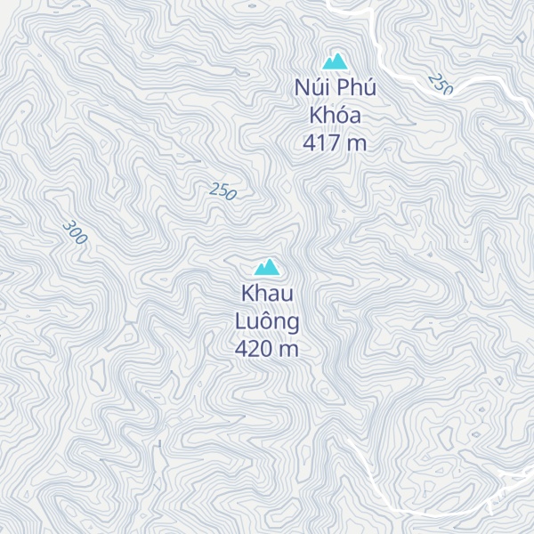 Map of Khau Luông