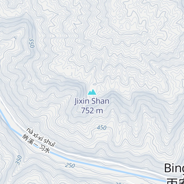 Map of Jixin Shan