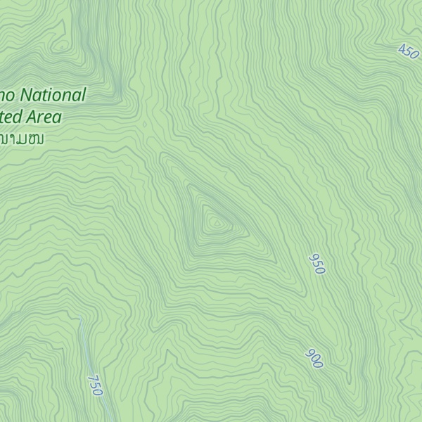 Map of Phou Houkai