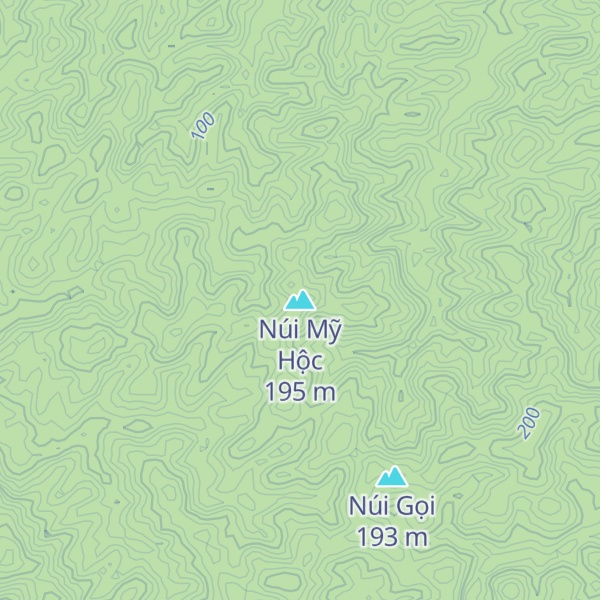 Map of Núi Mỹ Hộc