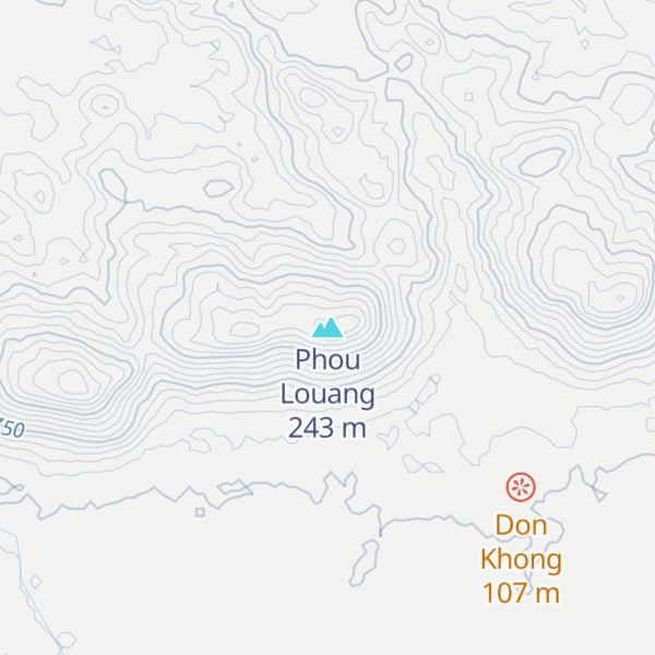 Map of Phou Louang