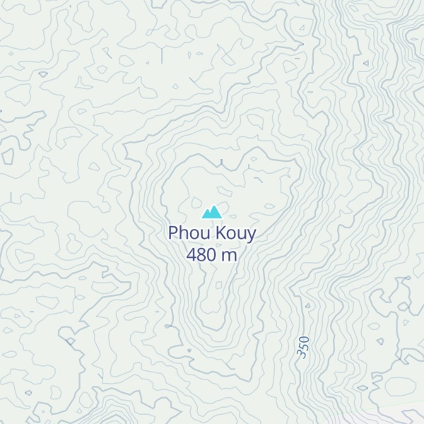 Map of Phou Kouy