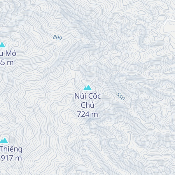 Map of Núi Cốc Chủ
