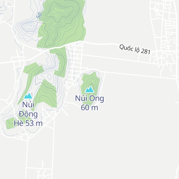 Map of Núi Ong