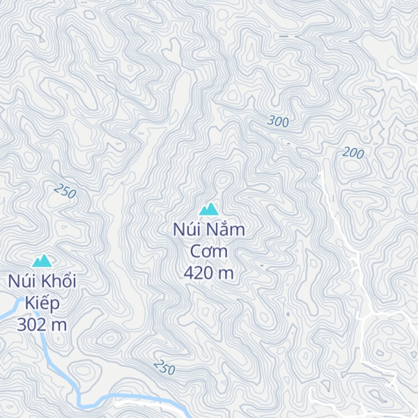 Map of Núi Nắm Cơm