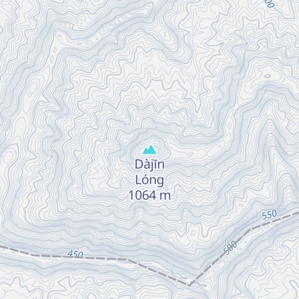 Map of Dàjīn Lóng
