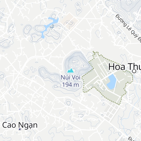Map of Núi Voi