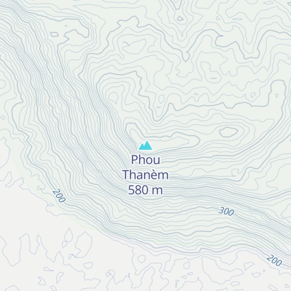Map of Phou Thanèm