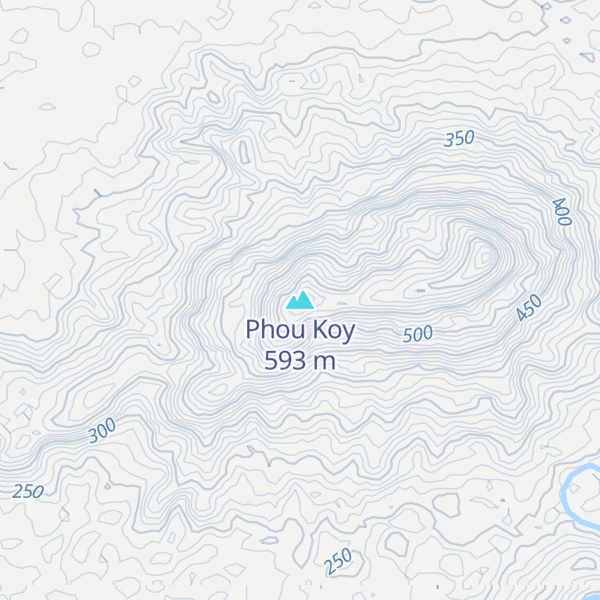 Map of Phou Koy