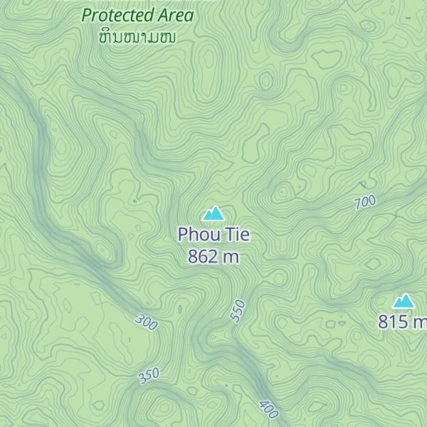 Map of Phou Tie