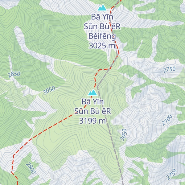 Map of Bā Yīn Sǔn Bù ěR