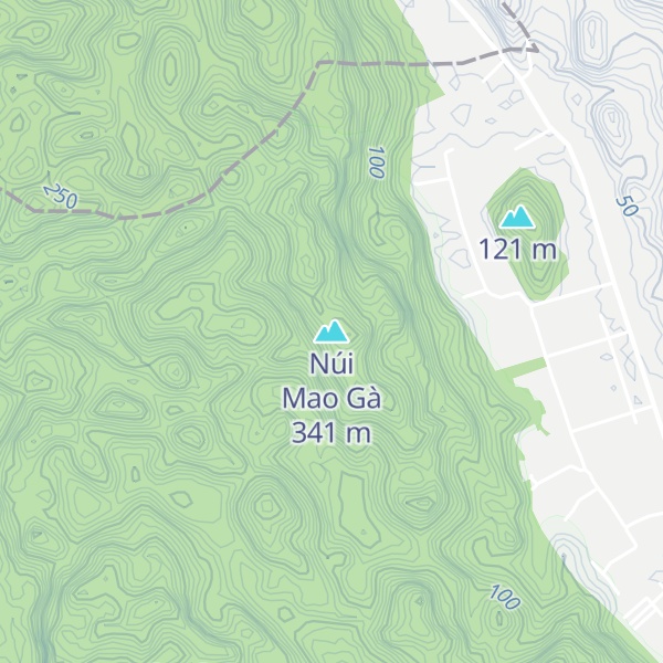 Map of Núi Mao Gà