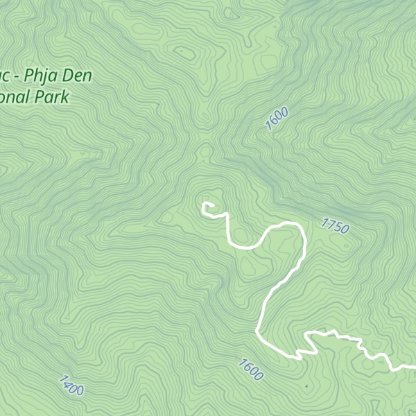 Map of Núi Phja Oắc