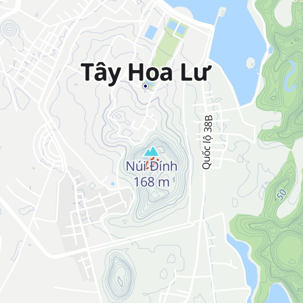 Map of Núi Đính