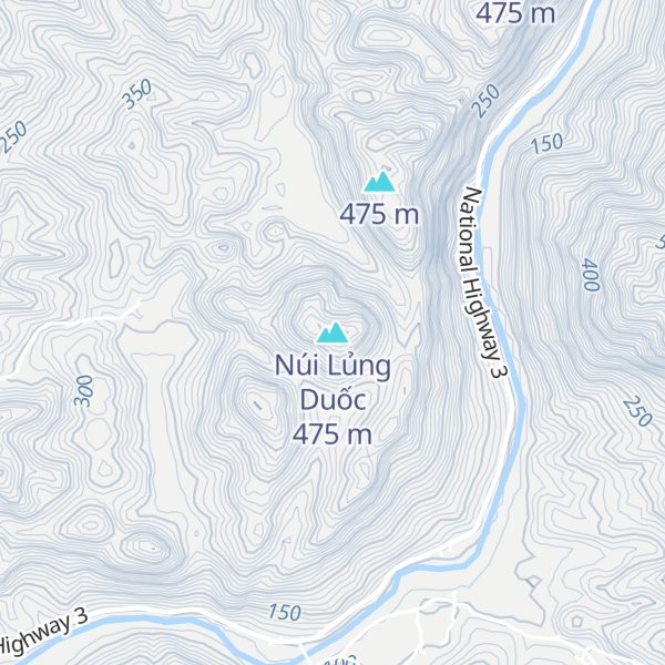 Map of Núi Lủng Duốc