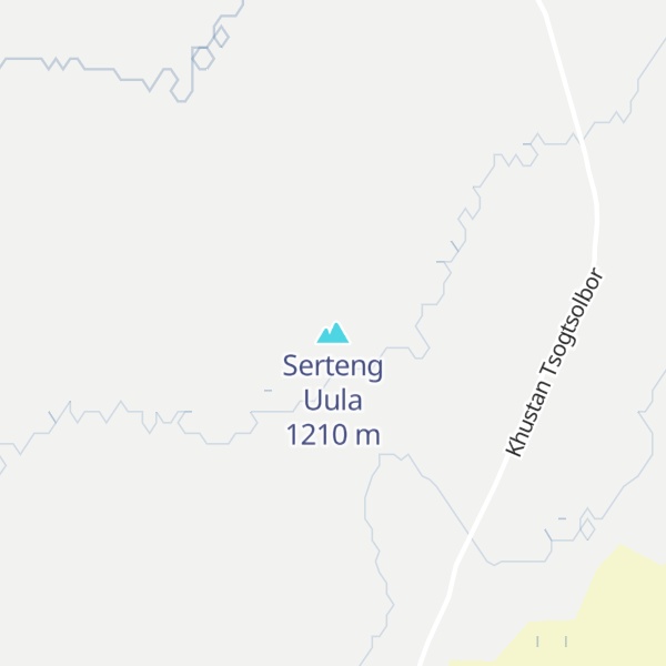 Map of Serteng Uula