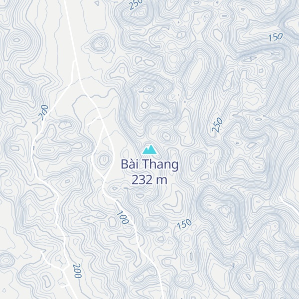 Map of Bài Thang