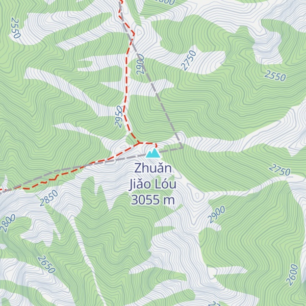 Map of Zhuǎn Jiǎo Lóu
