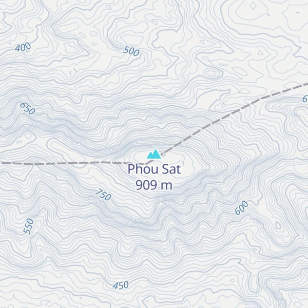 Map of Phou Sat