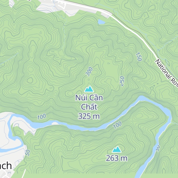 Map of Núi Cần Chất