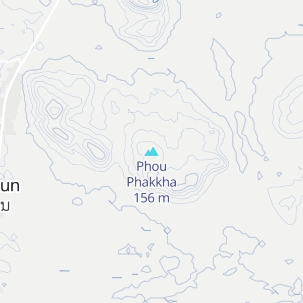 Map of Phou Phakkha