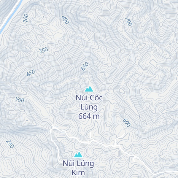 Map of Núi Cốc Lùng