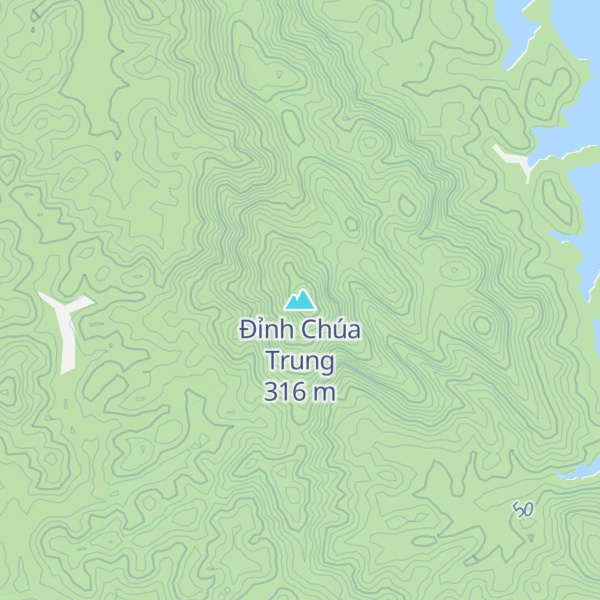 Map of Đỉnh Chúa Trung