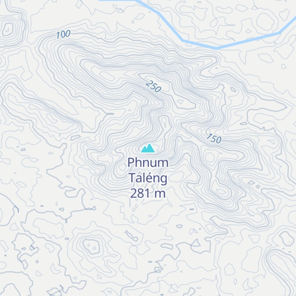 Map of Phnum Taléng